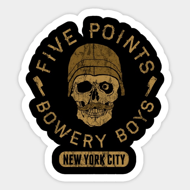 Bad Boy Club: Five Points Bowery Boys Sticker by joshln